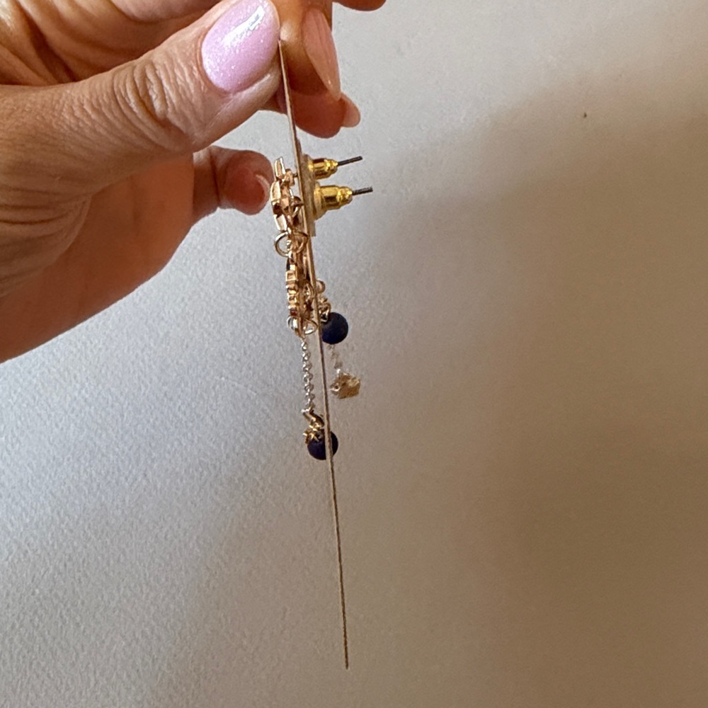 Celestial Moon & Cloud Dangle A1629 - image 4